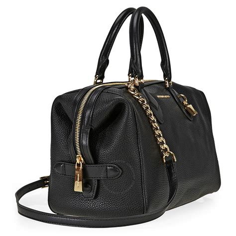 michael kors grayson satchel black|Michael Kors grayson large satchel.